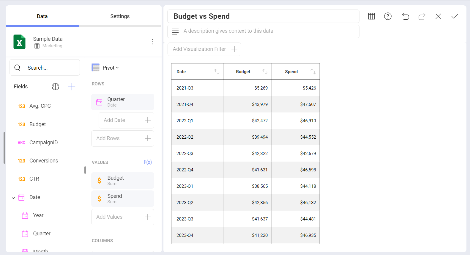 Dragging part of the hierarchy of a date field in Analytics