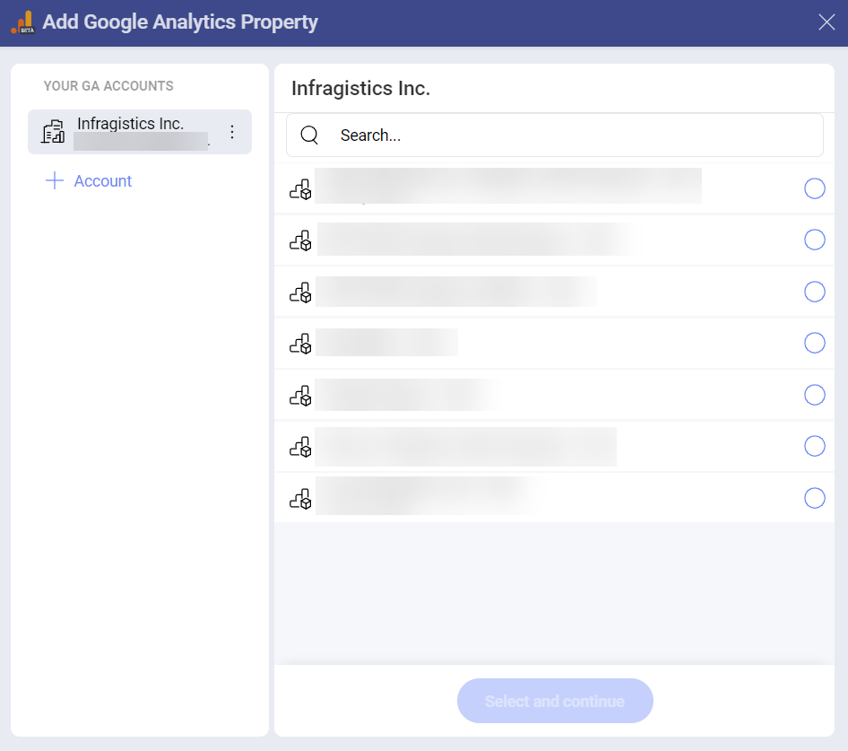 List of Google Analytics 4 properties