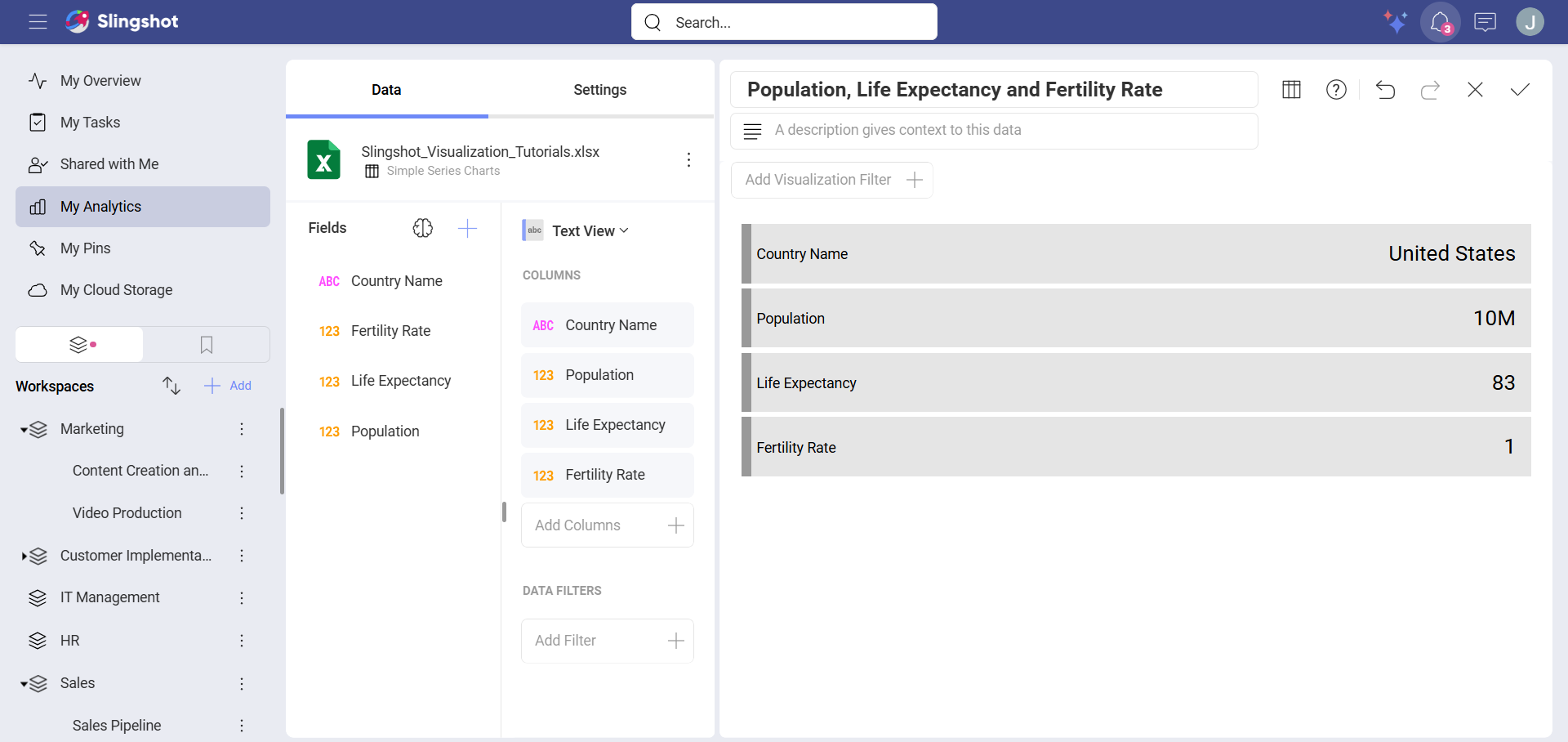 Organize Text View data