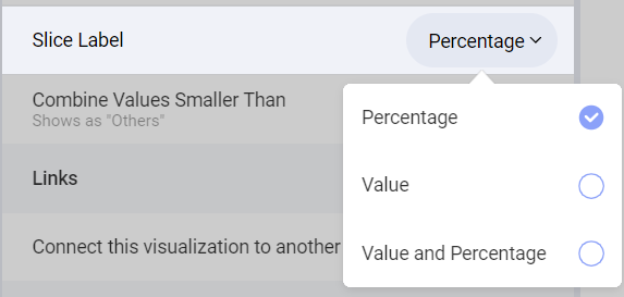 Slice Label section in Settings Menu