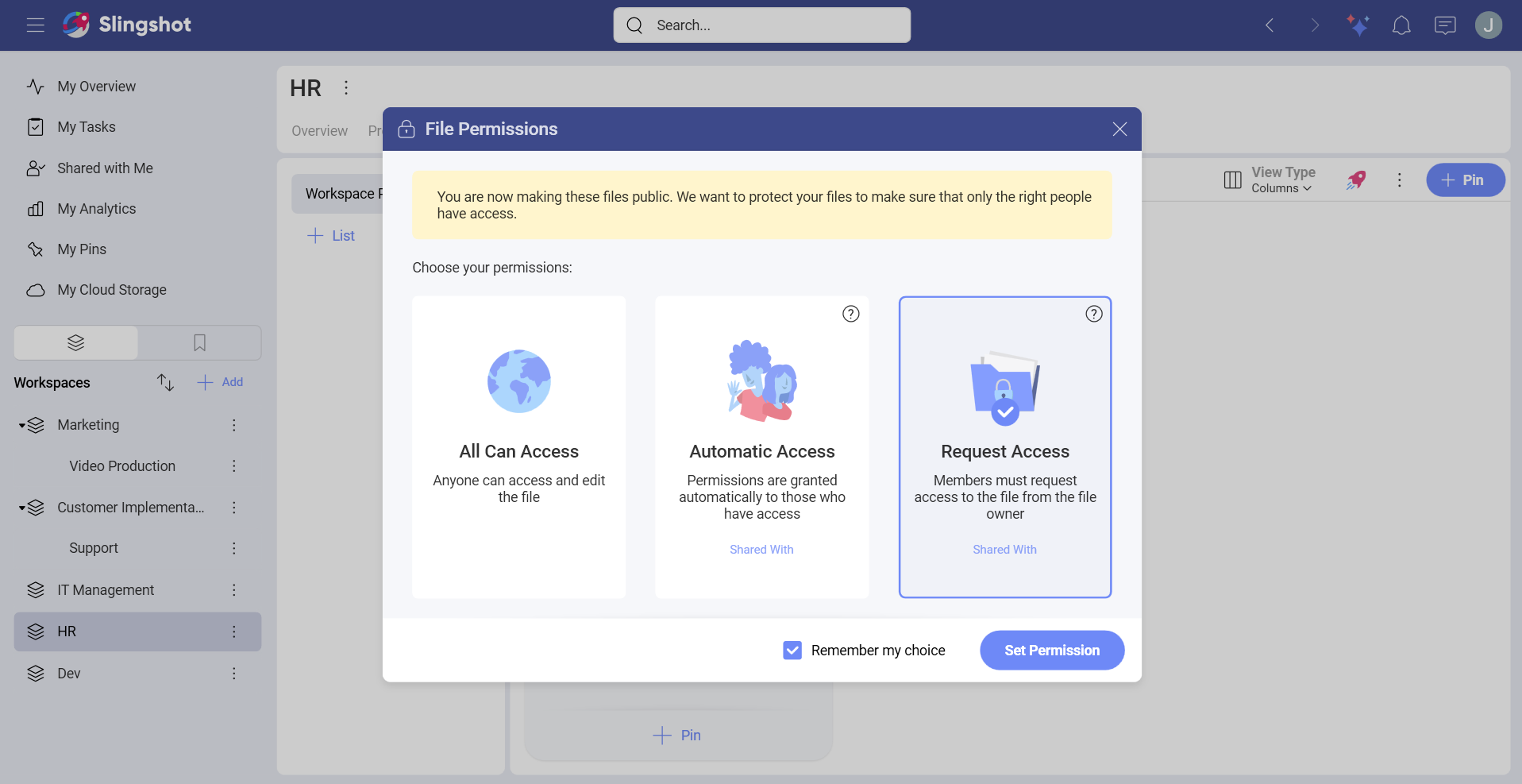 File permission types